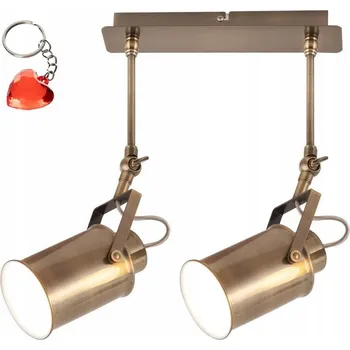 Čtvercový stropní reflektor Rabalux béžový