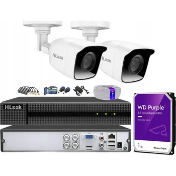 Bezpečnostní kamera Sada pro monitoring HiLook Kamery TVICAM-B5M s 4kanálovým rekordérem
