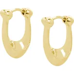 Coach Pozlacené oválné náušnice z mosazi 37351447GLD710 + 2 měsíce na vrácení zboží