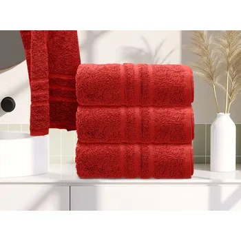 Textilomanie Classic ručník 1 ks 50 x 100 cm, červený