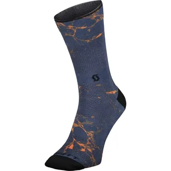 Pánské ponožky SCOTT Cyklistické ponožky Trail Vertic Crew 2022 Modrá 36-38 Pánské