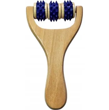 Masážní přístroj Masážní kuličky dřevo/pryž