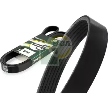 Rozvod motoru BGA Ozubený klínový řemen BGA 6PK1208