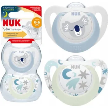 dudlíky Anatomický silikonový Dudlík NUK 0+