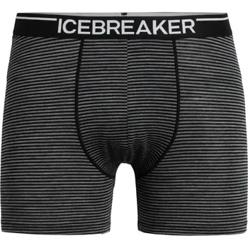 Pánské termo spodky spodní prádlo pánské ICEBREAKER M Anatomica Boxers GRITSTONE HTHR - XXL
