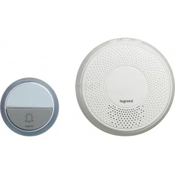 Bezdrátový zvonek Legrand s dosahem 100 m a hlasitostí 75 dB