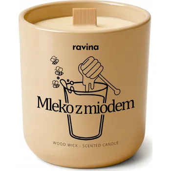 Svíčka Sójová vonná svíčka Mléko s medem Ravina 1 ks