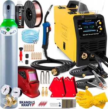 Svářečka INVERTOROVÁ SVAŘEČKA MAGNUM MIG 207 ALU PULS SYNERGIE MMA TIG 200A