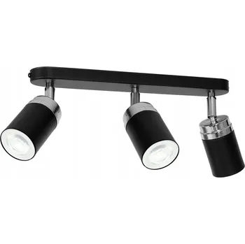 STROPNÍ SVÍTIDLO SVÍTIDLO LUMINEX RENO 5147 ČERNÁ / CHROM