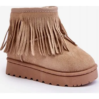 Dámská zimní obuv KOTNÍKOVÉ BOTY SNĚHULE S TŘÁSNĚMI ZATEPLENÉ KOŽEŠINOU ČERNÉ 33