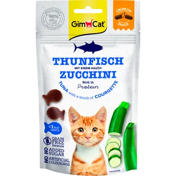 Pamlsek pro kočku GimCat Crunchy Snacks tuňák a cuketa 50 g