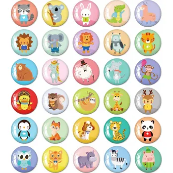 Obraz MORCART Magnety na ledničku Tabule Zvířata 30 Kusů