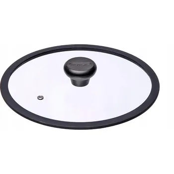 Poklice ALLUFLON Etnea Skleněná poklice se silikonovým okrajem, průhledná, 24 cm