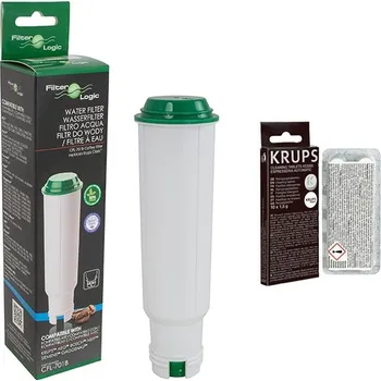Příprava kávy Filter Logic CFL-701B + Krups čisticí tablety XS300010
