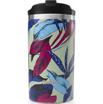 Termoska QWETCH Termohrnek Ocelový 350 ml Bahia na kávu Čaj 6h Teplý