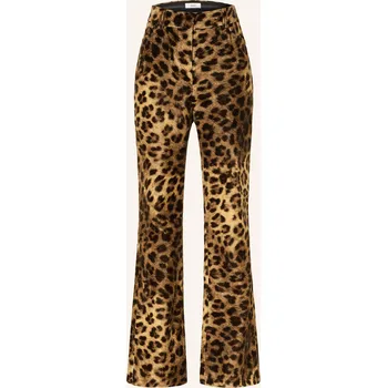 Dámské kalhoty Ba&Sh Dámské Sametové Kalhoty Brent, světle hnědá / černá, 32