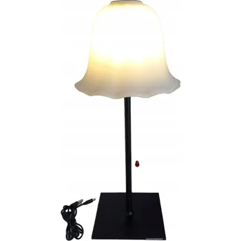 Stojací lampa LED lampa volně stojící bezdrátová USB C noční lampa vintage