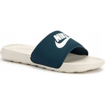 Pánské pantofle Pánské pantofle Nike Victori One Slide armory navy / light brown / sail, velikost 41 EU