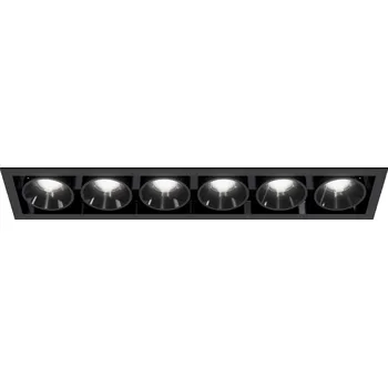 LED2 2560853DTW Zápustné svítidlo RIVA MAXI 6, B DALI TW/PUSH TW 30W 3000K-4000K UGR černá
