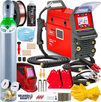 Svářečka Svářecí poloautomat IDEAL EXPERT MIG 210 SYNERGIC PRO4 LCD MMA TIG 200A