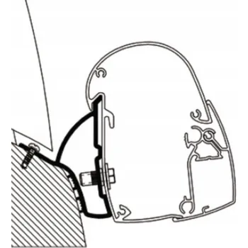 Příslušenství ke karavanu STŘEŠNÍ ADAPTÉR PRO MARKÝZU THULE 5102 VW T5/T6 LHD
