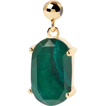 Šperk PDPAOLA Moderní pozlacený přívěsek s malachitem TRANSFORMATION Charms CH01-013-U + 2 měsíce na vrácení zboží