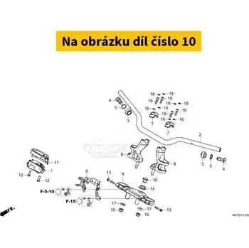 Motodíl Honda Krytka uložení řídítek 53232MJ4670
