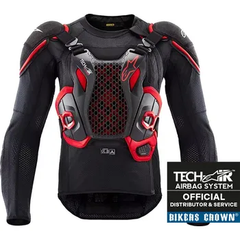 Helma na motorku Alpinestars Tech-Air Off-Road black/red vel. L