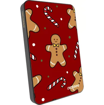 Powerbanka Picasee Powerbanka s MagSafe 5 000 mAh Šedá - Gingerbread 2