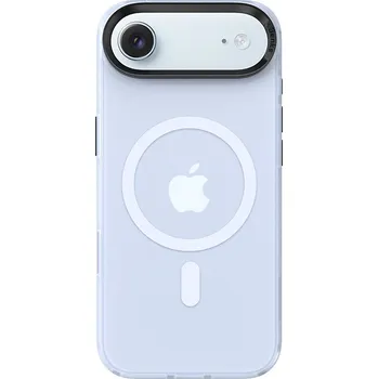 Pouzdro na mobilní telefon Magnetické pouzdro Benks Lucid Armor (C068) pro iPhone Air s tlačítkem pro ovládání fotoaparátu, modré