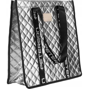 Kabelka Peterson shopper kabelka syntetická stříbrná