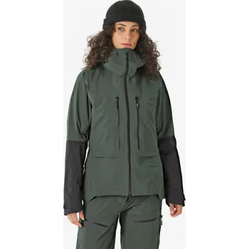 SIMOND Dámská nepromokavá skialpinistická bunda Wilder L KAŠTANOVÁ|ZELENÁ