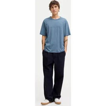 Pánská móda Jack & Jones T-Shirt Star 12234746 Modrá Regular Fit XL