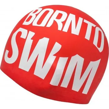 Plavecká čepice Plavecká čepice BornToSwim Seamless Swimming Cap Červená