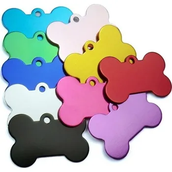 psí známka Hliníková psí známka Color Černá