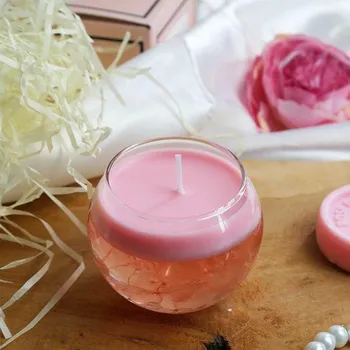 Svíčka Gelová svíčka - růžová