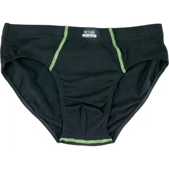 Pánské slipy NOVIA | bavlněné NM02 L - modrý proužek