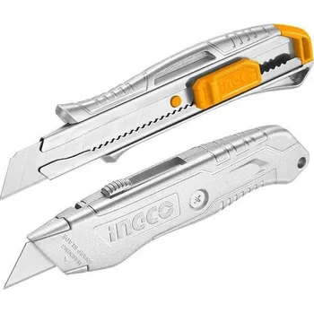 Pracovní nůž Ingco HUK180225 Nůž odlamovací sada 22d HUK180225