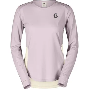 Běžecké oblečení SCOTT běžecké tričko Endurance Tech LS ZIMA, léto Purpurová M Dámské