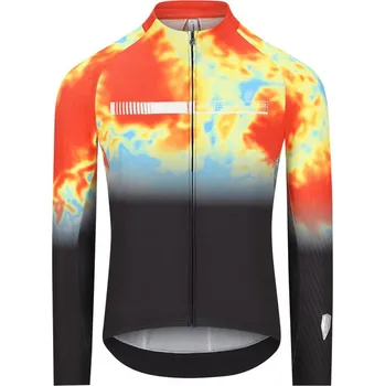 cyklistický dres Q36.5 Pánský cyklistický dres Gregarius Hybrid Light Veloce Club ZIMA, léto Černá L Pánské