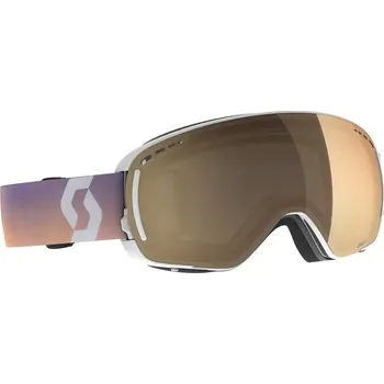 SCOTT Lyžařské brýle LCG Compact Light Sensitive 2024/2025 Bílá light sensitive bronze chrome Unisex, Pánské