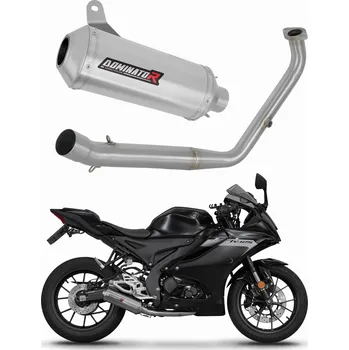 Výfuk pro motocykl YZF R125 2021 - 2024 (Euro 5) Kompletní výfukový systém, svod a tlumič OV G2