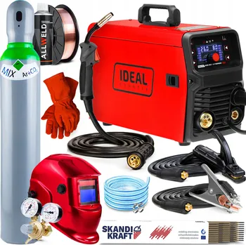 Svářečka Svářečka MIGOMAT IDEAL PRAKTIK MIG 201 SYNERGIE LED MMA TIG FLUX 200A 3v1