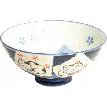 Miska na Ramen Maneki Neko Ø14 cm V 6,5 cm Emro AziaTica