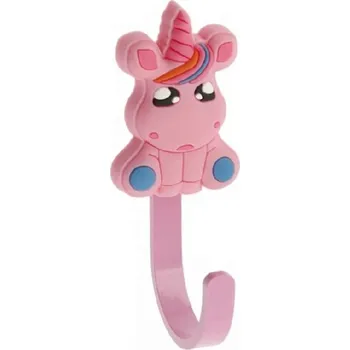 Věšák Dětský věšák Jednorožec růžový