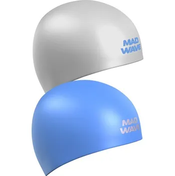 Plavecká čepice Mad Wave Champion 3D Modro/šedá