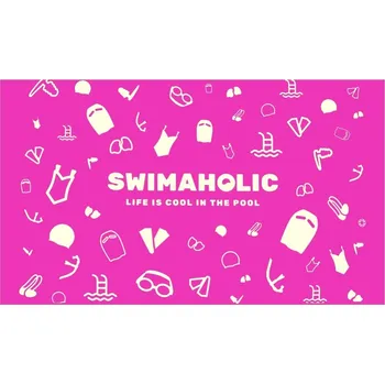 Ručník Ručník Swimaholic Swimming World Microfibre Towel Růžová