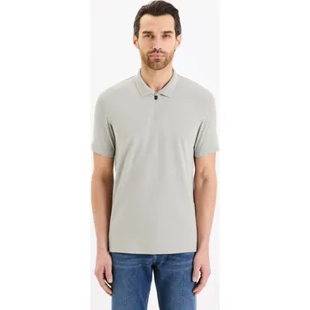 Pánské tričko Celio Polo tričko pique Gebenoit 1142328 Šedá L