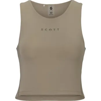 Běžecké oblečení SCOTT Dámský crop top Endurance léto toast beige M Dámské