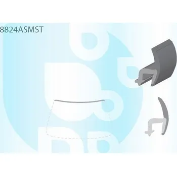 Autosklo PILKINGTON Vrchní bauset (lišta) čelního okna AS 8824ASMST